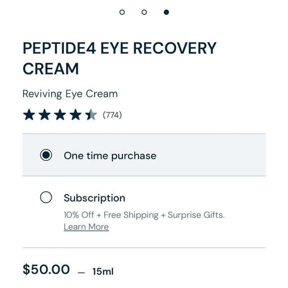 ELEMIS Peptide4 Eye Cream - Purple and Silver - Picture 9 of 10